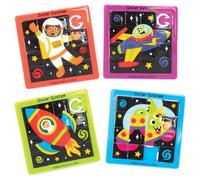 Puzzle Motif Système Solaire - Lot De 6, Jeux Pour Enfants (Ax211)