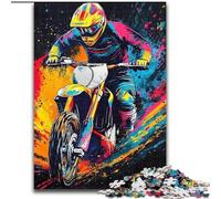 Puzzle Moto 1000 pièces pour Adultes, Jeux éducatifs, décoration d'intérieur, Cadeau d'anniversaire, décoration Murale (26x38cm)