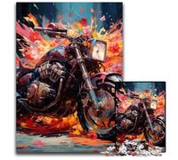 Puzzle Moto 1000 pièces, Puzzle Impossible pour Adultes, idéal pour Les Adolescents et Les collectionneurs, Cadeau de Voyage, activité familiale 50x75cm / 19,68x29,52 Pouces