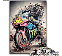 Puzzle MotoGP 1000 pièces pour Adultes, idéal pour Les Adolescents, Les Liens familiaux, Les Casse-têtes et la décoration d'intérieur (Taille 50x75cm)
