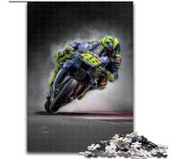 Puzzle MotoGP pour Adultes 1000 pièces, Jeu Stimulant, Jouets, décoration Murale, Cadeaux d'anniversaire et de Noël Uniques (26x38cm)