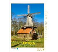 Puzzle · Moulin à Vent et à Eau de Hüven | Amour moulin entièrement rénové de 1812 dans l'Emsland · 1000 pièces · Format assemblé 64 × 48 cm · CALVENDO Puzzle
