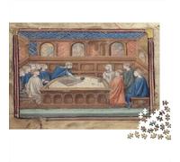 Puzzle Moyen-âge Peinture pour Adultes,1000pcs (75x50cm),Jeu ÉduChatif,décoration De La Maison,Art Peint