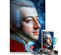 Puzzle Mozart avec des étoiles pour Adolescents, 1000 pièces, Jeu de logique Solide, Plaisir partagé, Bords Nets, Joli Cadeau (50x75cm)