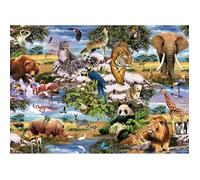 Puzzle - MR BROCCOLI - Animaux sauvages - 1000 pièces - 68 x 48 cm - Dès 12 ans
