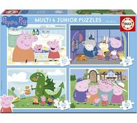Puzzle Multi 4 Junior - EDUCA - Peppa Pig - 20+40+60+80 pièces