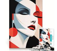 Puzzle Mural Bauhaus pour Adolescentes,1000 pièces,Jeu Stimulant l'esprit,pièces nettes et sans bavures,Facile à Apprendre,pour Toute la Famille (50x75cm)