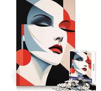 Puzzle Mural Bauhaus pour Adolescentes, 1000 pièces, pour stimuler la Concentration, apaiser et se détendre Assemblage précis (50x75cm)