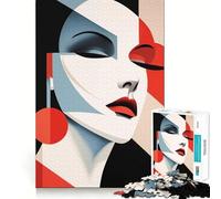 Puzzle Mural Bauhaus pour Adulte,1000 pièces,Jeu de Stimulation Cognitive,emboîtement précis,sans espaces,activité apaisante pour la détente mentale (38x52cm)