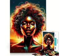 Puzzle Mural Neon Beauty 1000 pièces pour Adultes, Jeu de logique Clair, Divertissement Relaxant, découpe Parfaite, Cadeau élégant (38x26cm)