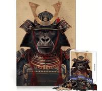 Puzzle Mural Samurai Gorilla, 1000 pièces, défi logique et créatif, idéal pour Les Adultes, à Partager en Famille (38x26cm)