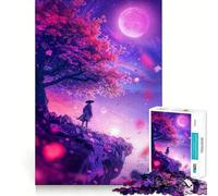 Puzzle Murmures au Clair de Lune 1000 pièces Stimule l'esprit Découpe Nette Composants Robustes Un Divertissement captivant pour des Moments de détente à la Maison (38x26cm)