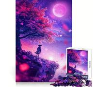 Puzzle Murmures au Clair de Lune pour Adultes, 1000 pièces, pour Une réflexion créative, Un Moment de détente et de Plaisir, Bords précis, Un pour Noël (38x52cm)