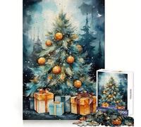 Puzzle Murmures d'hiver pour Adultes, 1000 pièces, pour stimuler la créativité et soulager Le Stress Amusant, Bords précis, idéal pour Noël (50x75cm)