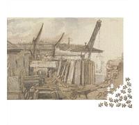 Puzzle Museums 1000 Pièces, William Henry Hunt Puzzles en Bois, Art Puzzle Impossible, Casse-tête Dessin, pour Adolescents Et Adultes