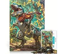 Puzzle Musical Dinosaure pour Adultes, 1000 pièces, Jouet intellectuel apaisant, décoration Murale de qualité (50x75cm)