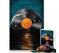 Puzzle Musical en Vinyle 1000 pièces pour Adolescents, développement de la réflexion, Loisirs et Plaisir, Bords Nets, Cadeau d'hiver (38x52cm)