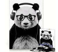 Puzzle Musical Panda de 1000 pièces pour Adolescents Un pour développer sa mémoire, se détendre et s’Amuser (50x75cm)