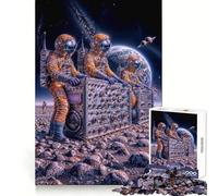Puzzle Musical Rock Spatial Astronaute 1000 pièces pour Adultes Stimule l'intellect et l'habileté Temps de détente agréable Idéal pour Un Cadeau significatif (50x75cm)