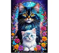 Puzzle - Mutterliebe Kollektion - 1000 pièces - Chats - Collection Amour Maternel