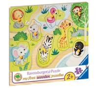 Puzzle My First Wooden Puzzle 8 P - En Route Vers Le Zoo