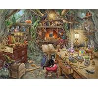 Puzzle mystère Escape Room - La Cuisine de la sorcière - Puzzle de 759 pièces pour Adultes et Enfants à partir de 12 Ans - 38 x 52 cm