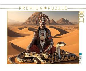 Puzzle · Mystérieux charmeur de Serpents dans Le désert | 1000 pièces · Format assemblé 64 × 48 cm · CALVENDO Puzzle