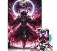 Puzzle Mystérieux Dieu de la Mort 1000 pièces pour Adolescents, Jeu Familial Anti-Stress, défi Difficile, Cadeaux pour Amis et Famille (75x50cm)