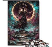 Puzzle Mystérieux Dieu de la Mort 2000 pièces pour Adultes, Cadeaux, Jouets éducatifs, Jeux familiaux avec Affiche et fiche de Questions-réponses (70x100cm)