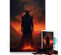 Puzzle mystérieux du Diable 1000 pièces pour Adolescents, renforce la mémoire, Loisirs à la Maison, Bords Nets, Cadeau précieux (50x75cm)
