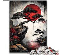 Puzzle mystérieux du Mont Fuji pour Adolescents, 1000 pièces, Jouet éducatif, Jeux familiaux Amusants, décoration d'intérieur Unique (50x75cm)