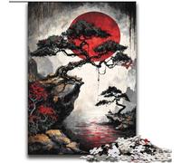 Puzzle mystérieux du Mont Fuji pour Adolescents, 2000 pièces, Jouet éducatif, Jeux familiaux Amusants, décoration d'intérieur Unique (70x100cm)