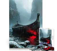 Puzzle mystérieux Rouge de 1000 pièces pour Adolescents, renforce la mémoire, Loisirs à la Maison, Bords Nets, Cadeau précieux (38x52cm)