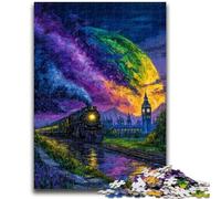 Puzzle Mystery Train 1000 pièces pour Adultes et Adolescents, Jeux de détente pour renforcer l'amour Entre Couples à partir de 14 Ans 50x75cm