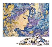 Puzzle Mystic Elegance de 1000 pièces pour Adultes, Puzzle en Bois, Jeu éducatif pour Enfants, Cadeau de Noël, 1000 pièces (75 x 50 cm)