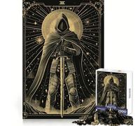 Puzzle Mystic Knight pour Adultes, 1000 pièces, Jeu de logique et de Stimulation, Anti-anxiété, découpe précise, Cadeau élégant (38x26cm)