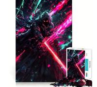 Puzzle Mystic Knight pour Adultes, 1000 pièces, Jouet d'exercice Mental, détente, Design, Assemblage, Cadeau Exquis (38x26cm)
