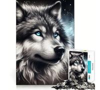 Puzzle Mystic Wolf Spirit pour Adolescents, 1000 pièces, Jeu de réflexion, Divertissement, découpe de qualité supérieure, Cadeau attentionné (38x52cm)