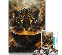 Puzzle Mystical Jaguar Spirit pour Adultes, 1 000 pièces, Jouet éducatif et éducatif, idéal comme Cadeau pour Toute la Famille, 50x75cm