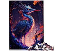 Puzzle Mystique en Bois d'autruche pour Adultes, 1000 pièces, Impossible, 50x75cm, Puzzles pour Adultes et Enfants