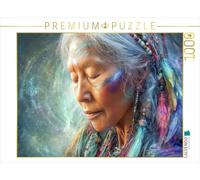 Puzzle · Mystique et penseur visionnaire | Chaman amérindien · 1000 pièces · Format assemblé 64 × 48 cm · CALVENDO Puzzle