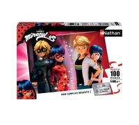 Puzzle N Nathan Puzzle 100 P - Adrien Et Marinette / Miraculous
