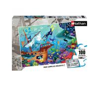 Puzzle N Nathan puzzle 100 p - Le monde sous-marin