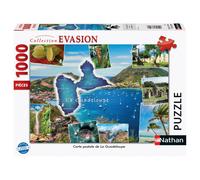 Puzzle N Nathan Puzzle 1000 P - Carte Postale De La Guadeloupe