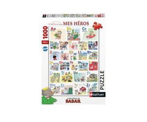 Puzzle N Nathan Puzzle 1000 P - L'abécédaire De Babar