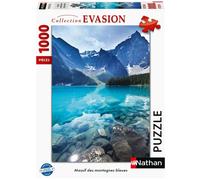 Nathan - Puzzle 1000 pièces - Massif des montagnes bleues - Adultes et enfants dès 14 ans - Puzzle de qualité supérieure - Encastrement parfait - Collection Évasion - 12000913