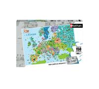 Puzzle N Nathan puzzle 150 p - Carte d'Europe