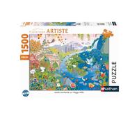 Puzzle Nathan Jardin enchanté Peggy Nille 1500 pièces G
