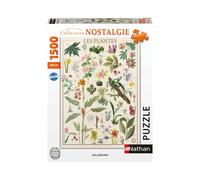 Puzzle N Nathan puzzle 1500 p - Les plantes / Muséum national d'Histoire naturelle
