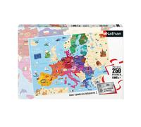 Puzzle N Nathan Puzzle 250 P - Carte D'europe